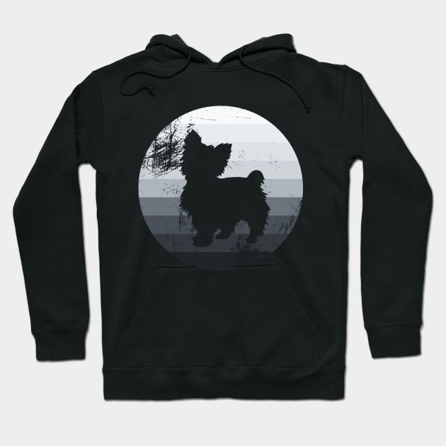 Morkie Silhouette Hoodie by Fusti